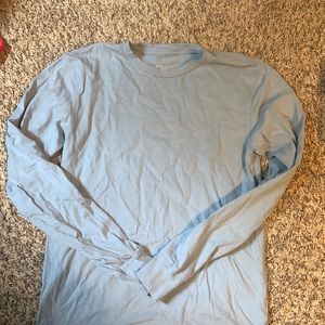 light blue long sleeve!